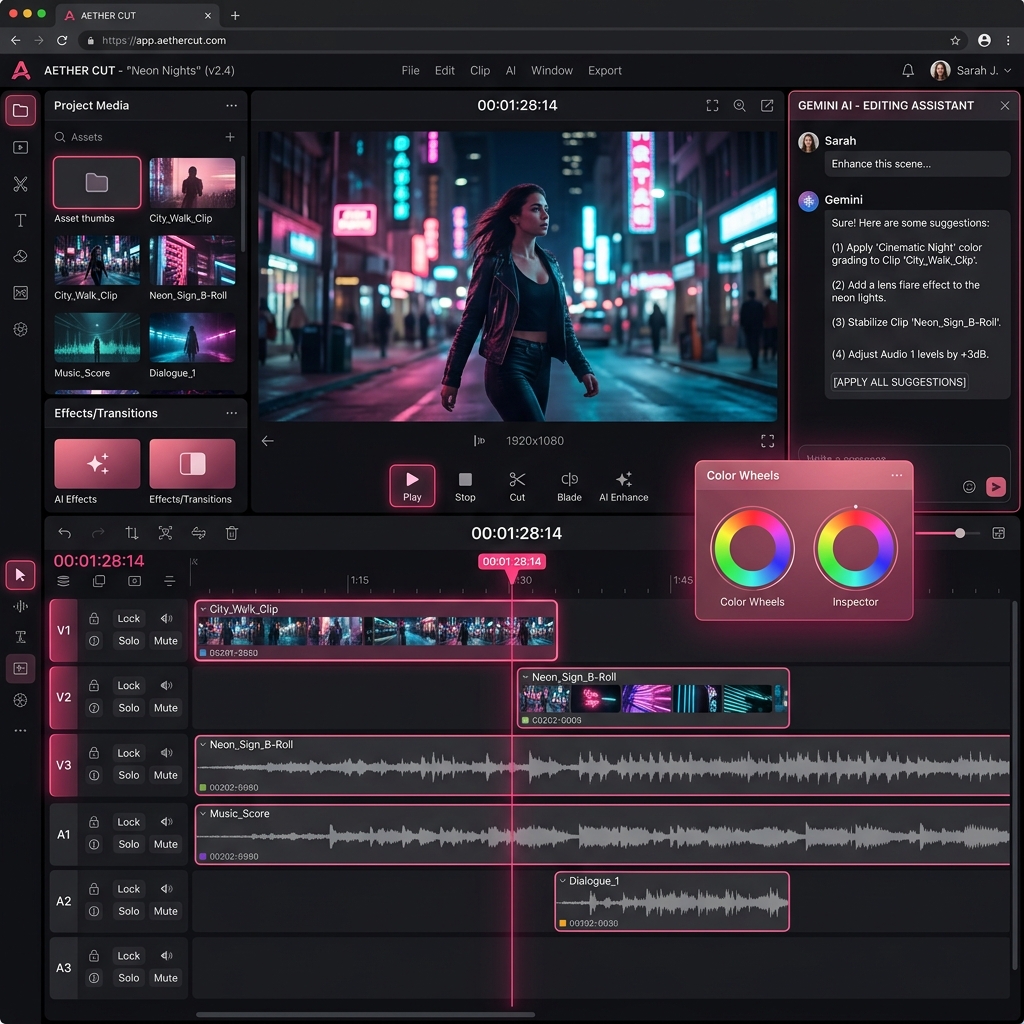AI Web Video Editor